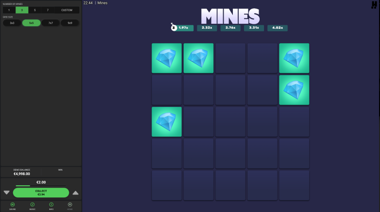 Regras e Visão Geral do Jogo Mines da Hacksaw Gaming